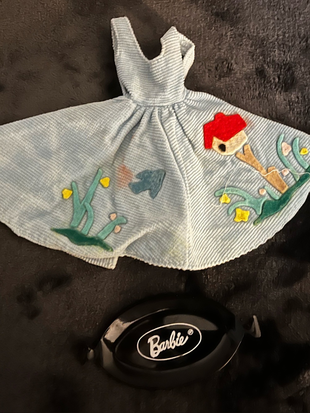 1960s Barbie serving tray & Dress Accessory & dress from the Friday Night Date